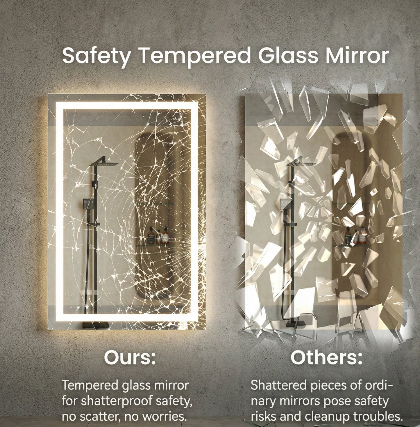 Luxury Suite – Large Vanity Mirror Set